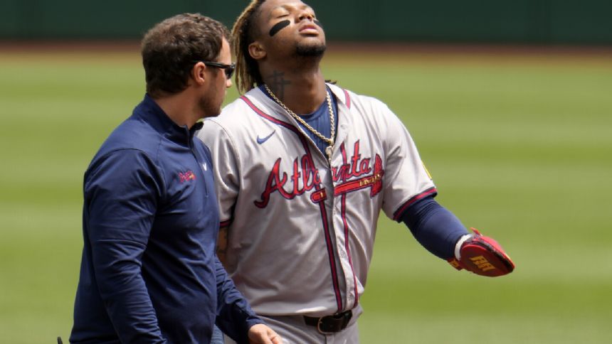 Braves' Acuna is placed on IL after suffering a 2nd season-ending knee injury in 4 years
