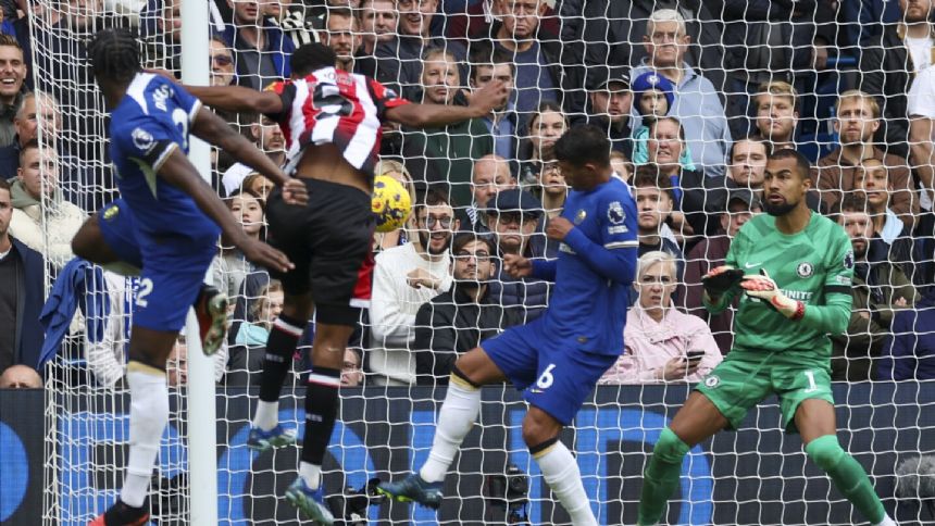 Brentford beats Chelsea 2-0 to win at Stamford Bridge for 3rd straight season in Premier League