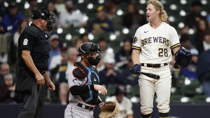 Brewers send slumping outfielder Joey Wiemer to minors and activate Blake Perkins from IL