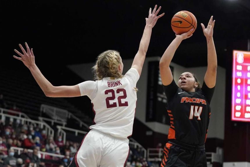 Brink scores career-high 25, No. 4 Stanford beats Pacific
