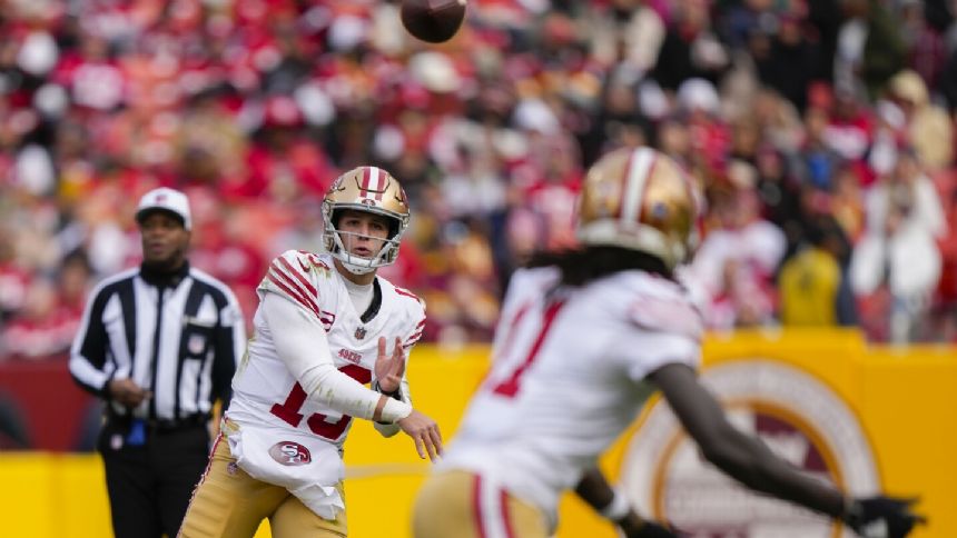 Brock Purdy bounces back, 49ers clinch the NFC's top seed by beating the Commanders 27-10
