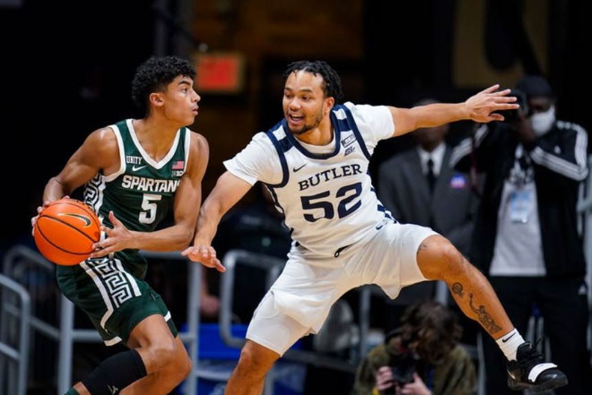 Brown, Christie lead Michigan State past Butler 73-52