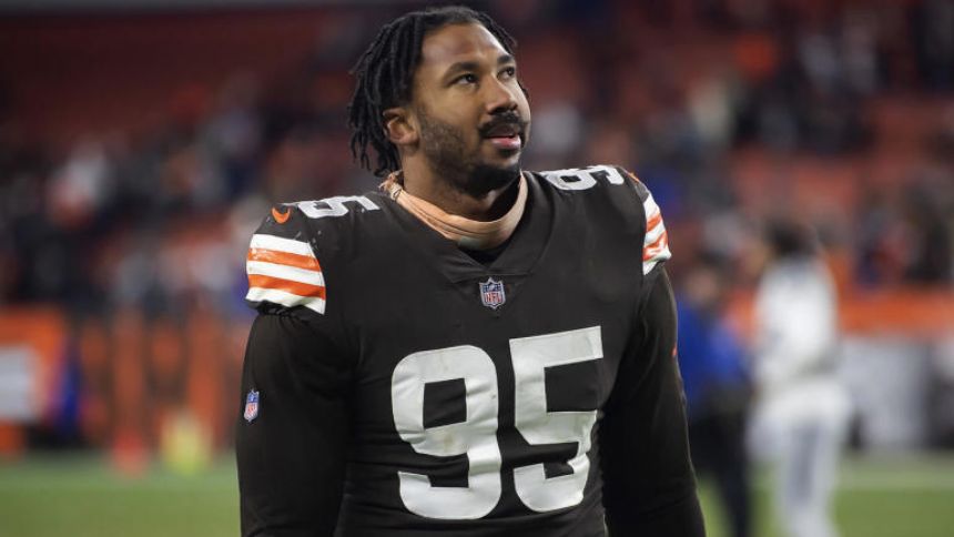 Browns' Myles Garrett (neck) misses practice leading up to Thursday night's game vs. the Steelers