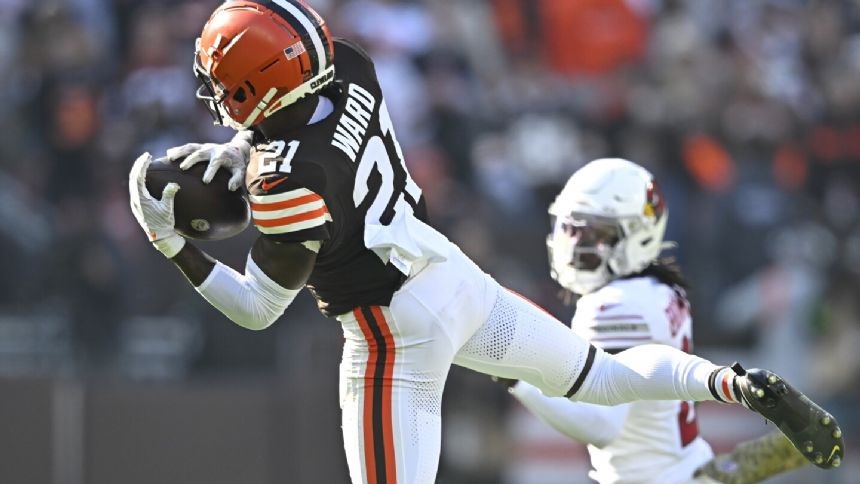 Browns top cornerback Denzel Ward to miss Sunday's game against Denver with shoulder injury