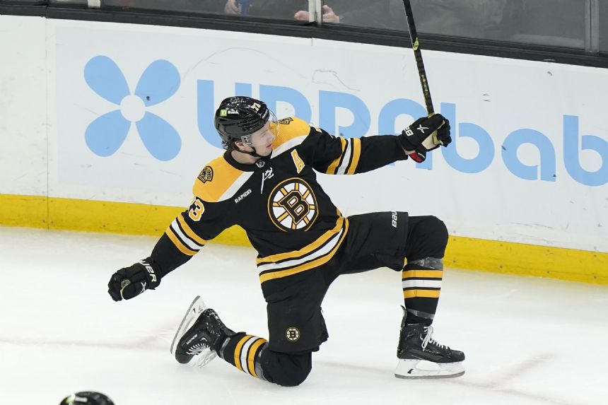 Bruins beat Sharks 4-0, extend winning streak to five games