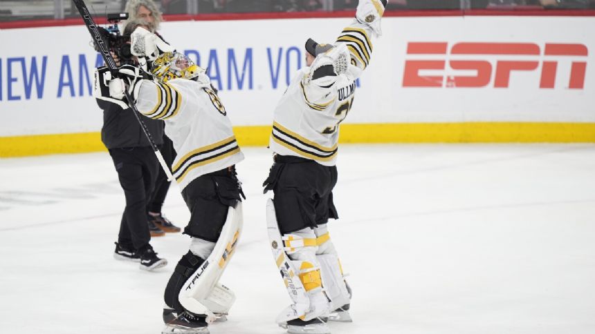 Bruins-Panthers getting set for Game 1. Canucks-Oilers ready to open their series