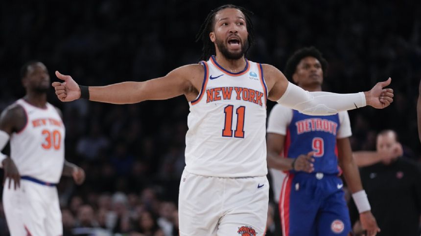 Brunson scores 42, Knicks send Pistons to franchise-record 16th straight loss