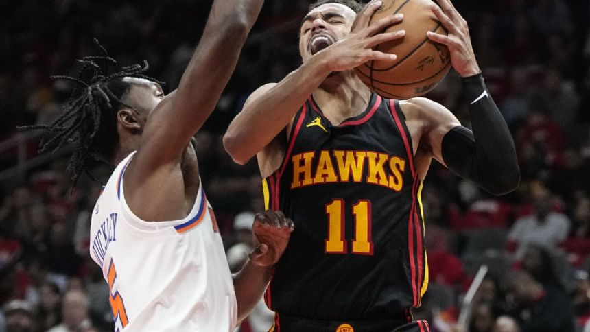 Brunson sinks 8 3s, scores 31 points as Knicks hold off Hunter, Hawks 126-120