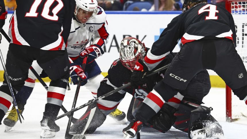 Buffalo Sabres use 3rd-period surge to beat the Washington Capitals 6-2