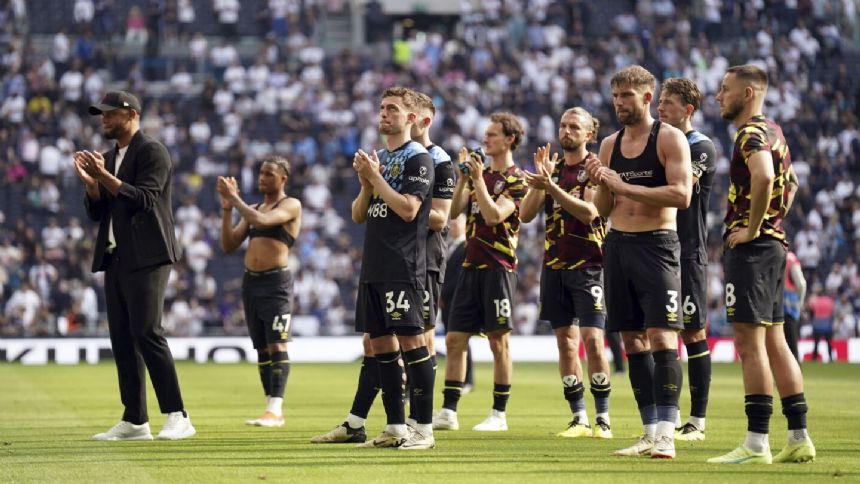 Burnley relegated from EPL after just one season because of loss at Tottenham