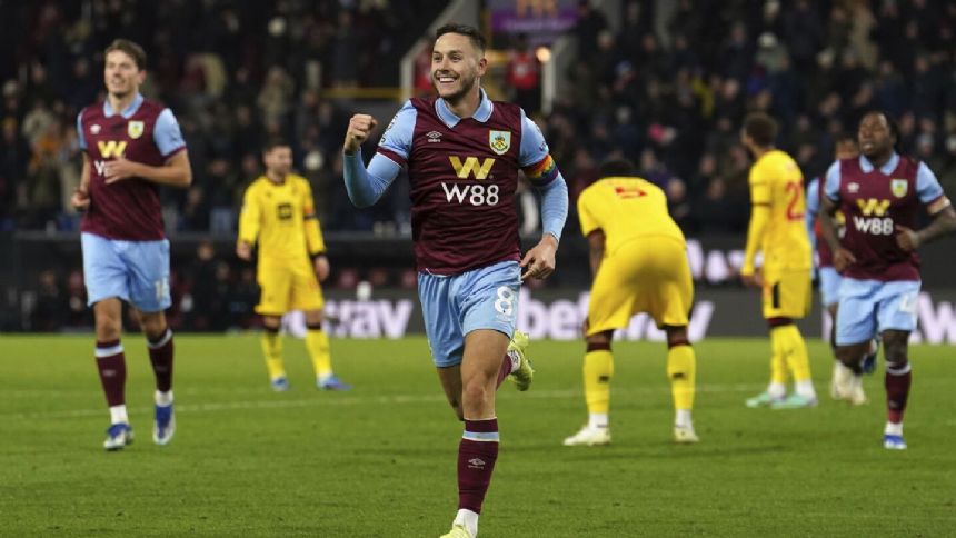 Burnley scores inside 16 seconds in 5-0 win over Sheffield United to end losing run at home in EPL