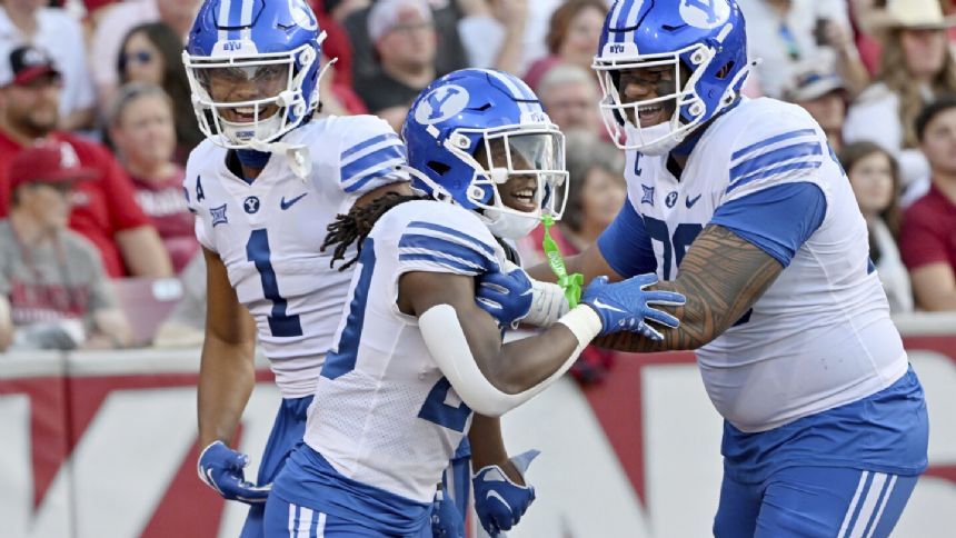 BYU rallies twice, beats Arkansas on road to stay perfect
