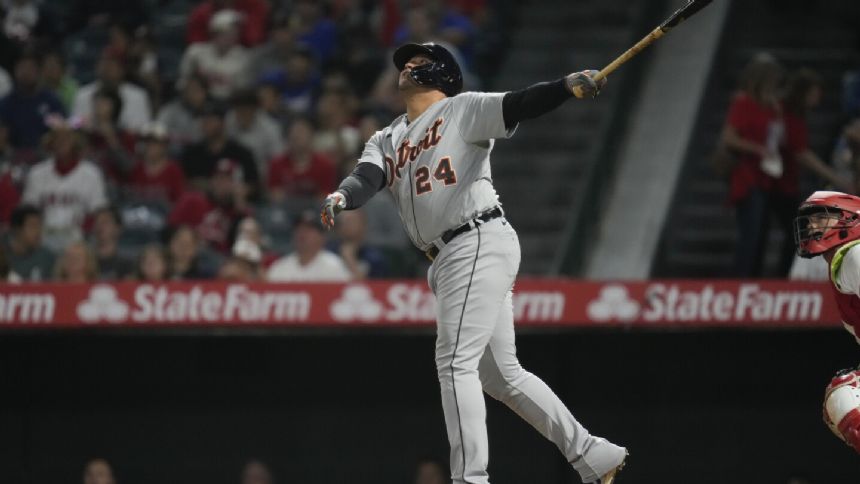 Cabrera hits go-ahead single in 10th as the Tigers rebound to beat the Angels 5-4