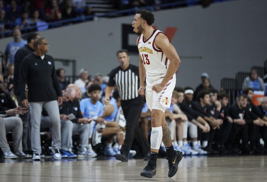 Caleb Grill, Iowa State topples No. 1 North Carolina 70-65