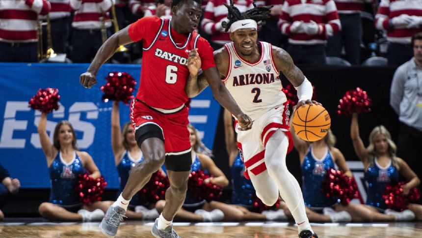 Caleb Love scores 19, leads Arizona past Dayton 78-68 for second Sweet 16 trip in 3 seasons