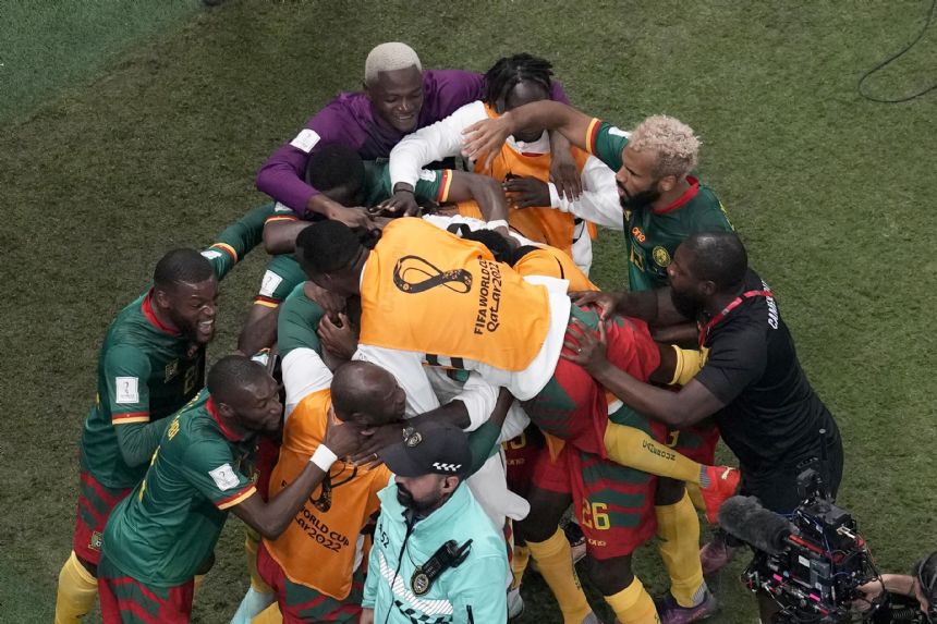 Cameroon beats Brazil 1-0 in final group game at World Cup