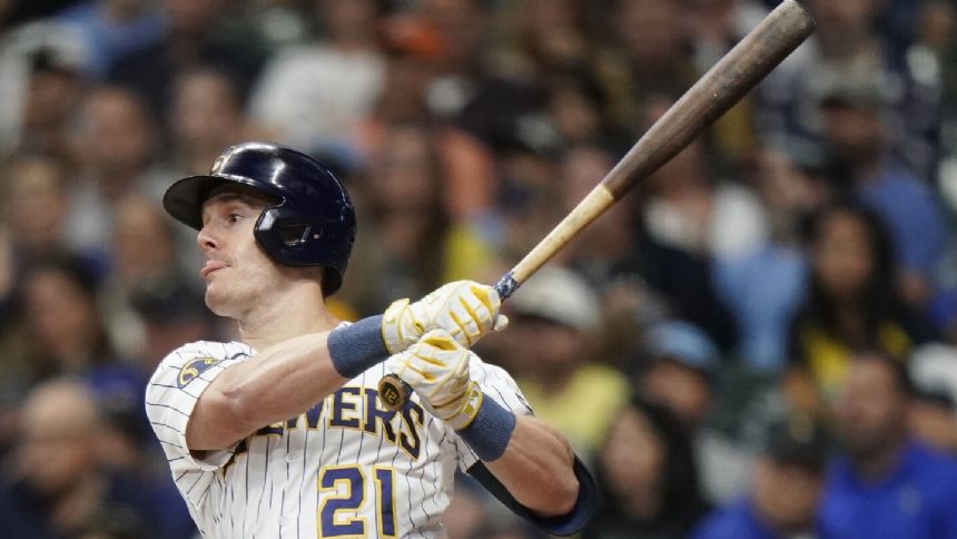 Canha's grand slam in 8th gives NL Central-leading Brewers a 9-5 victory over Nationals