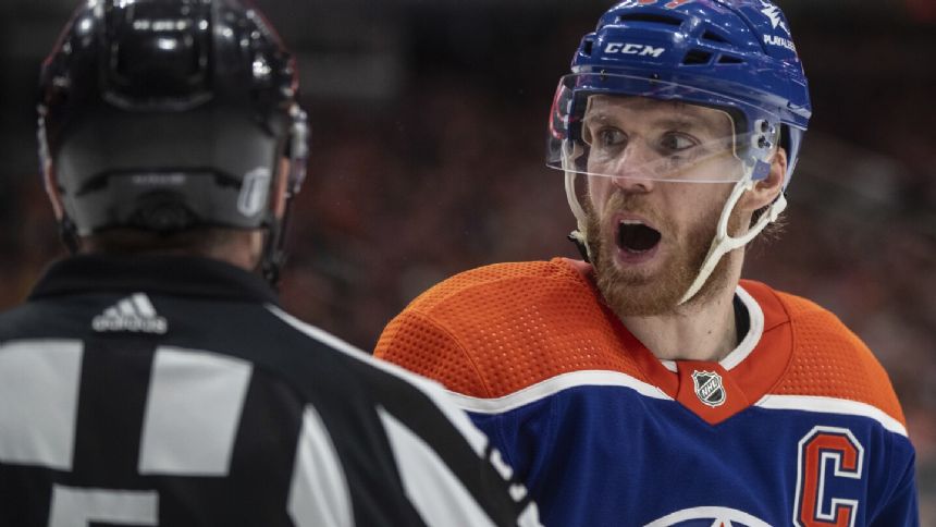 Canucks' Carson Soucy suspended 1 game for cross-checking Oilers star Connor McDavid in the face