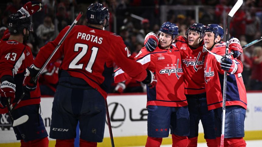 Capitals beat the Bruins 2-0 to move one win away from making the playoffs