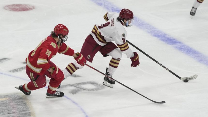 Capitals top prospect Ryan Leonard is returning to Boston College