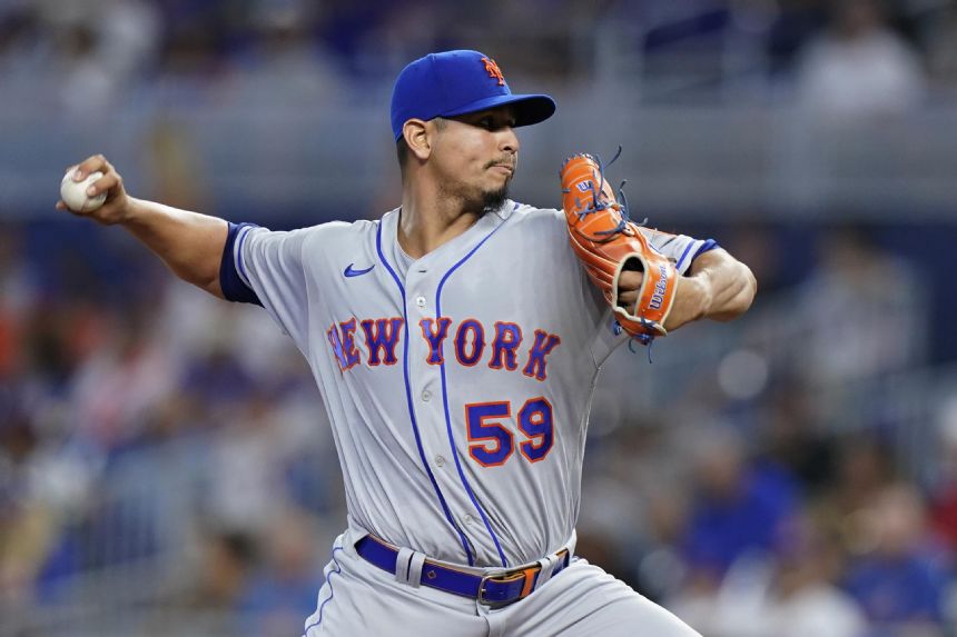 Carrasco, Lindor lead Mets past Marlins 4-0 for 5th straight