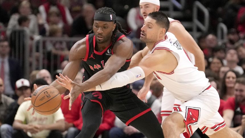 Caruso nails 3 in overtime to give the Bulls a wild 104-103 win over Raptors