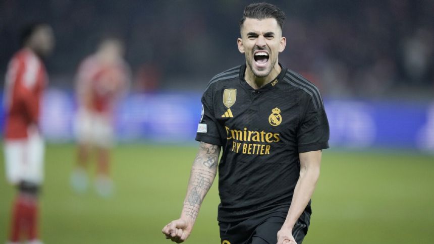 Ceballos scores late for Real Madrid to beat Union Berlin 3-2 and stay perfect in Champions League