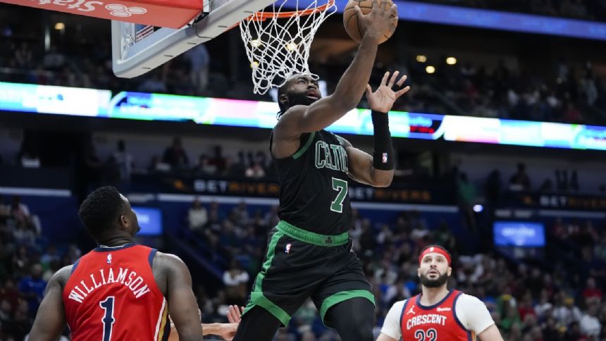 Celtics rebound from back-to-back losses beating Pelicans 104-92