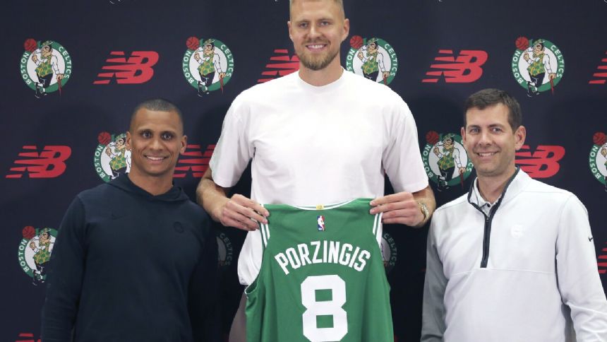 Celtics' Kristaps Porzingis won't play in FIBA World Cup because of foot problem