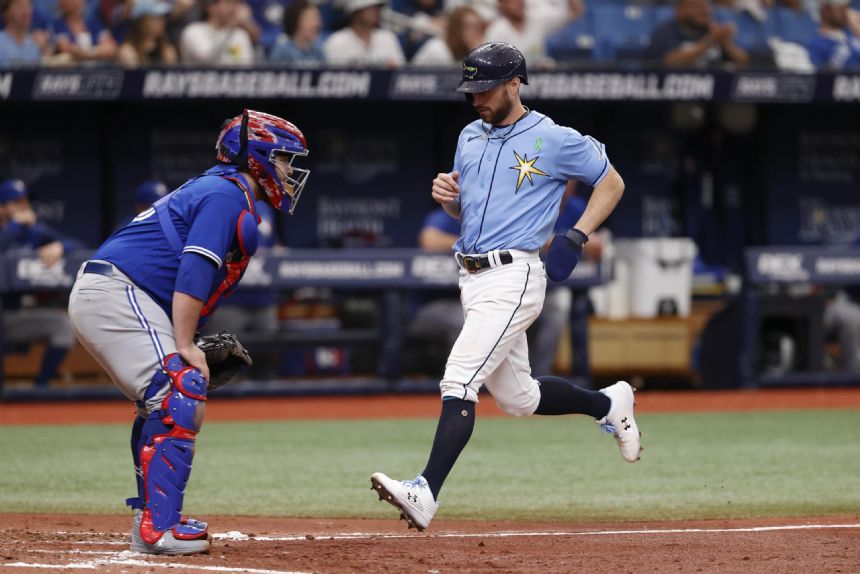 Chapman error sets up Rays' big inning in 3-0 win over Jays