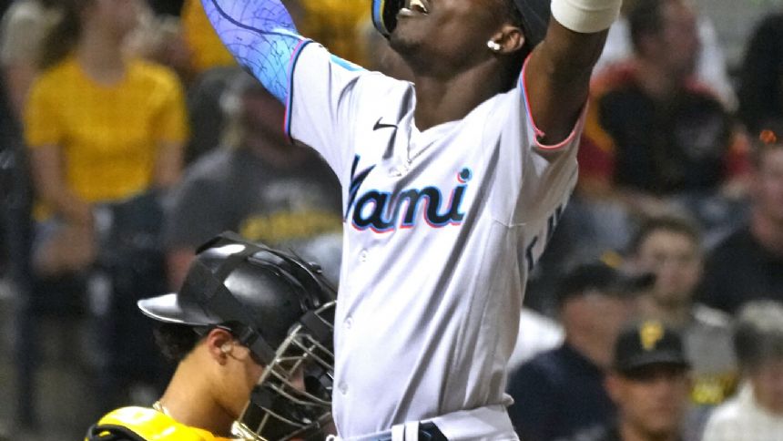 Chisholm homers and the surprising Miami Marlins grab an NL wild-card spot with 7-3 win over Pirates