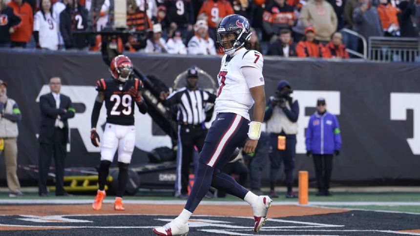 C.J. Stroud leads another game-winning drive, Texans edge Bengals 30-27 on last-second field goal