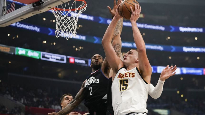 Clippers overcome Jokic's triple-double to beat Nuggets 111-102 and snap 8-game skid against champs