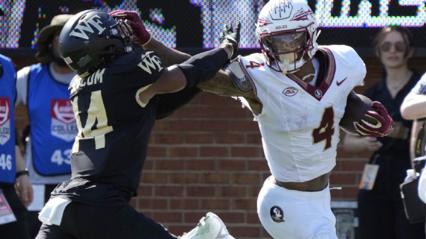 Coleman and Travis help No. 4 Florida State roll past Wake Forest 41-16 to stay unbeaten
