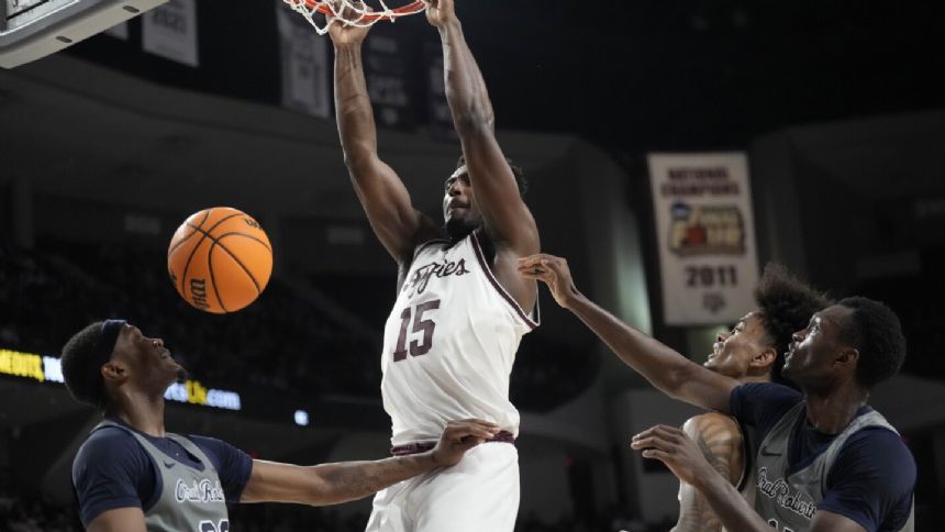 Coleman shines as No. 13 Texas A&M dominates paint, beats Oral Roberts 74-66