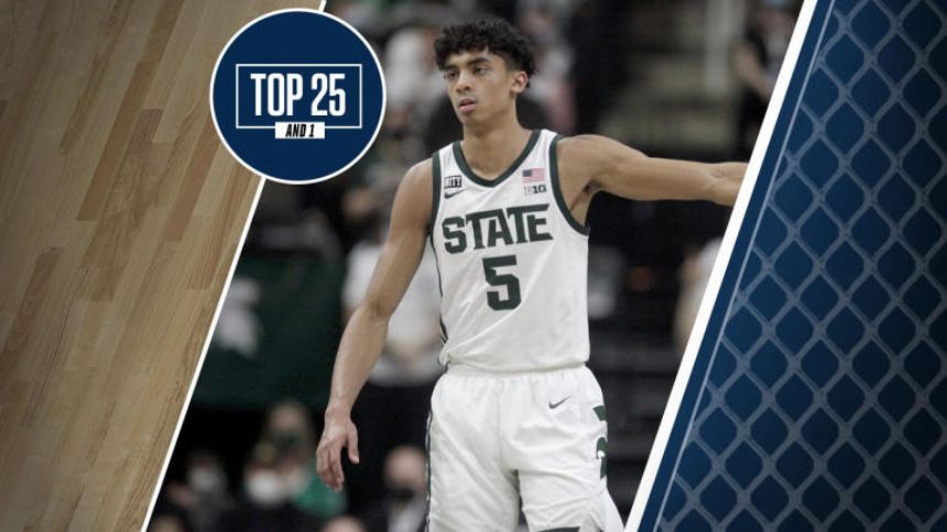 College basketball rankings: Michigan State's Max Christie has Spartans in top five of updated Top 25 And 1