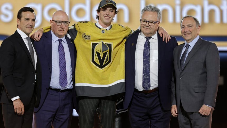 Connelly seeks to put past mistake behind after being selected 19th in NHL draft by Golden Knights