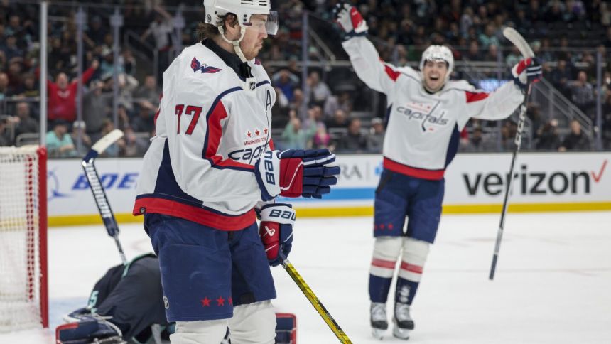 Connor McMichael scores on a breakaway in 3rd period to give Capitals a 2-1 win over Kraken