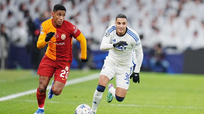 Copenhagen beats Galatasaray 1-0 to reach Champions League last 16. Lerager scores and is sent off