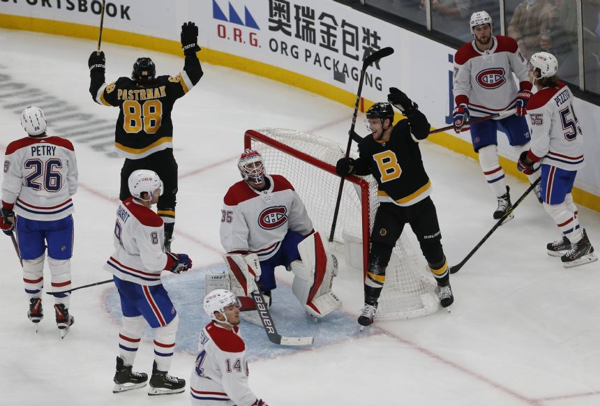 Coyle, McAvoy lead Bruins to 5-2 win over Canadiens
