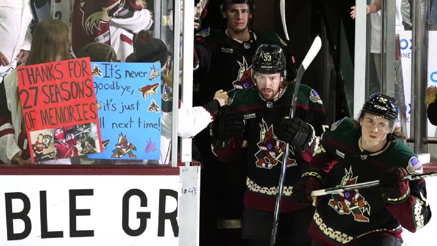 Coyotes close out 28-year tenure in Arizona with 5-2 win over Oilers