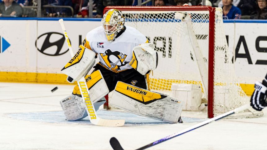 Crosby, Rust score twice as Penguins beat Rangers 5-2