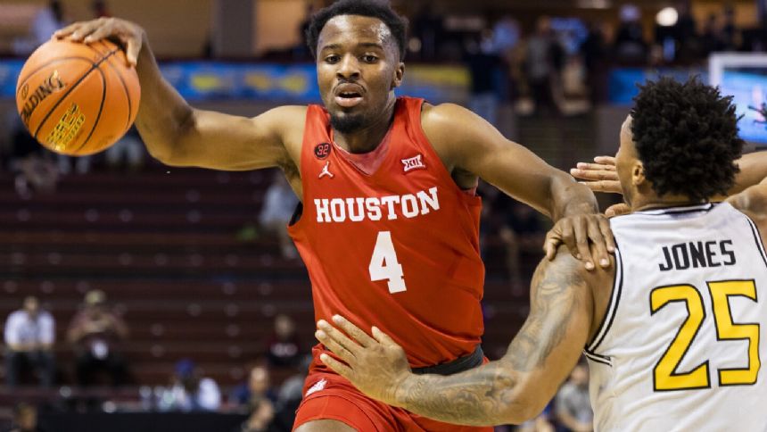 Cryer has 18 points to lead No. 6 Houston to 65-49 victory over Towson at the Charleston Classic