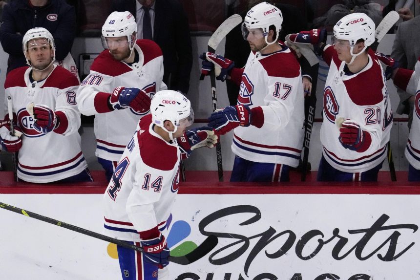 Dach returns to Chicago, helps Montreal win 3-2 in shootout