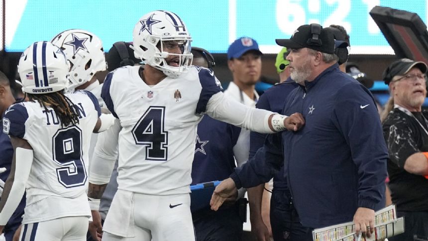 Dak Prescott, Cowboys rally in fourth quarter for a 20-17 victory over the Chargers