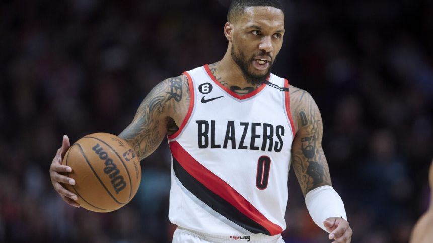 Damian Lillard is being traded from the Trail Blazers to the Bucks, AP source says, ending long saga