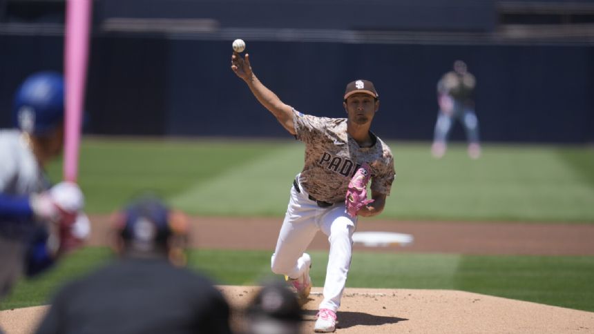 Darvish strikes out seven in seven dominant innings as Padres beat Dodgers 4-0