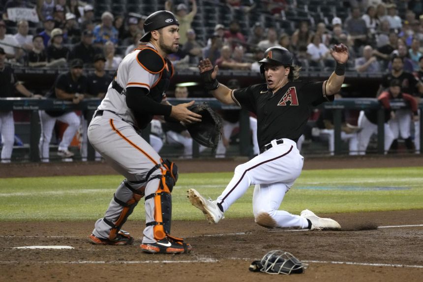 Dbacks extend Giants' losing streak to 7 games with 5-3 win
