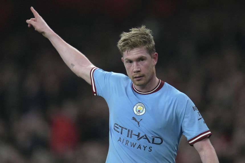 De Bruyne, Laporte to miss City game at Leipzig with illness