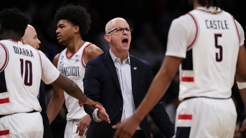 Defending champion No. 1 UConn cruises over Stetson 91-52